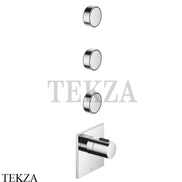 Dornbracht CYO Термостат для душа 1/2, 3 вентиля, внешняя часть, 36503780-00 х3, хром глянец