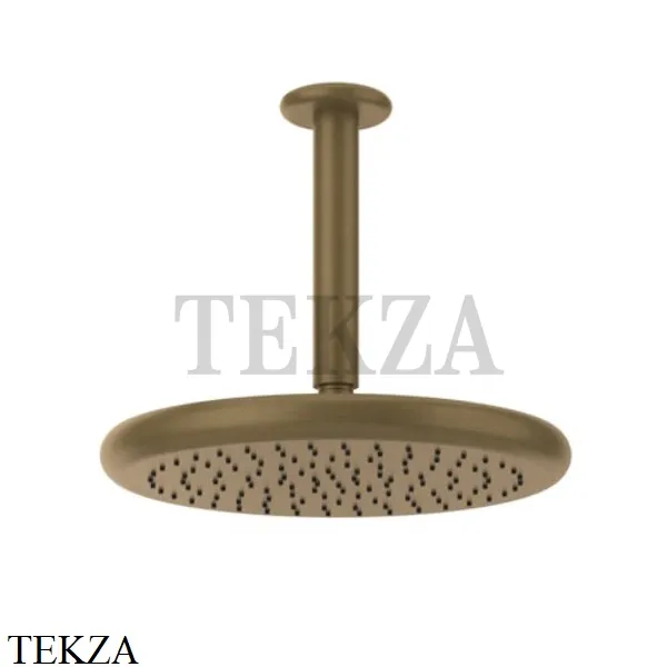 Gessi Goccia Верхний душ с потолочным кронштейном 33766-713, Antique Brass