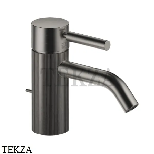 Dornbracht Meta Смеситель для раковины 125, с донным клапаном 33504660-99, Dark Platinum matt