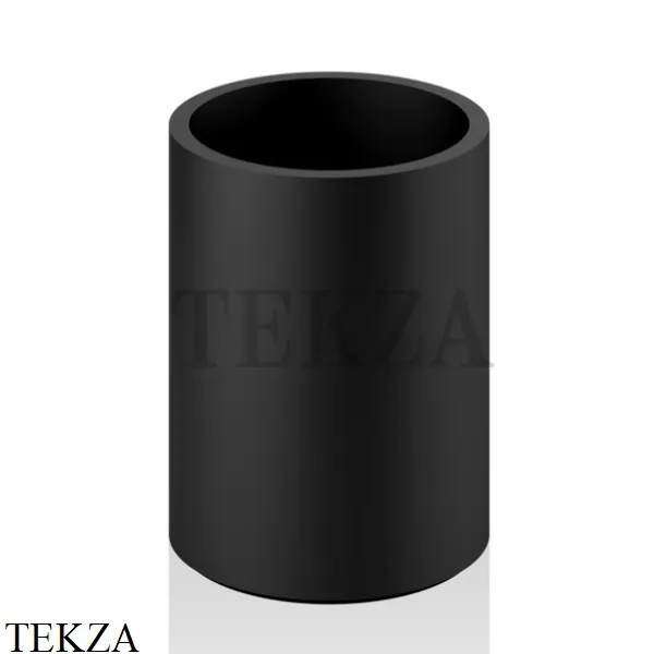 Decor Walther Stone Black BER Стакан для зубных щеток или ватных палочек 0971560, черный матовый