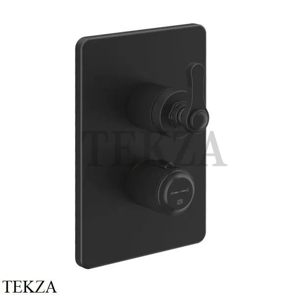 Gessi VENTI20 Термостат для душа, 2 поток, внешняя часть 65135-299, Black XL