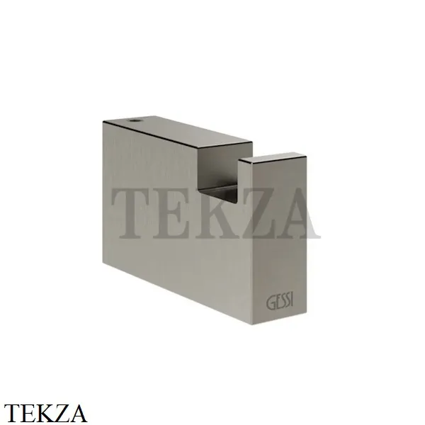 Gessi Rettangolo Крючок для халата и полотенец 20921-149, Finox Brushed Nickel
