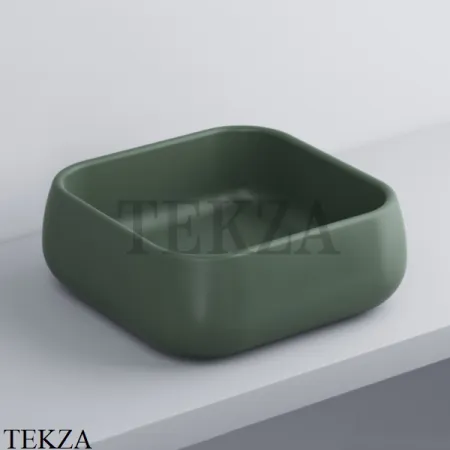 Cielo SHUI Раковина накладная 40 без перелива SHLAA40 MU, Muschio
