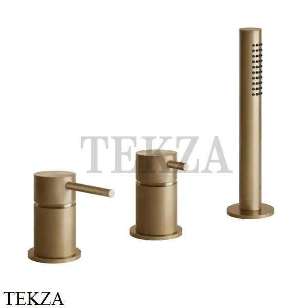 Gessi 316 BATH Смеситель для ванны, без излива 54043-726, Warm Bronze Br.