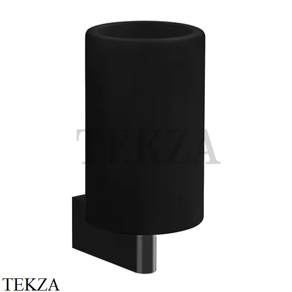 Gessi Origini Стакан настенный с держателем, черный 66408-299, Black XL