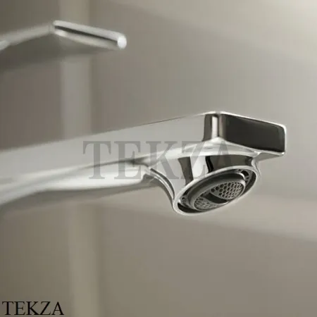 Hansgrohe Rebris E Смеситель для раковины 80 CoolStart EcoSmart+, донный клапан 72587000, хром глянец