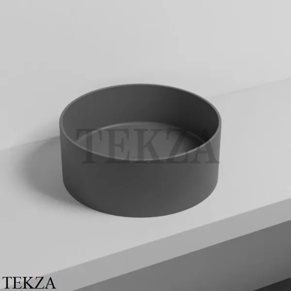 Cielo Theo Round Раковина накладная круглая, без перелива THLAT CM, Cemento