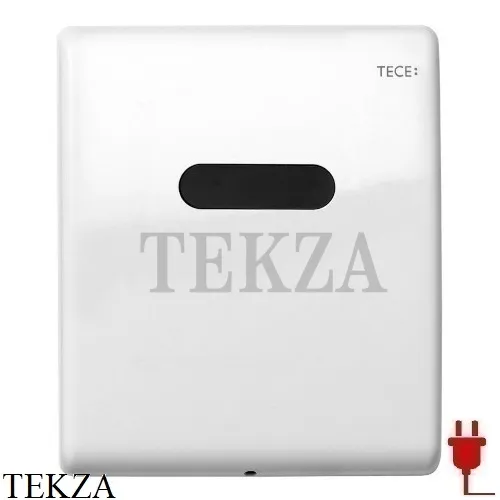 TECE Planus Панель смыва Питание от сети 9242357, белый глянец