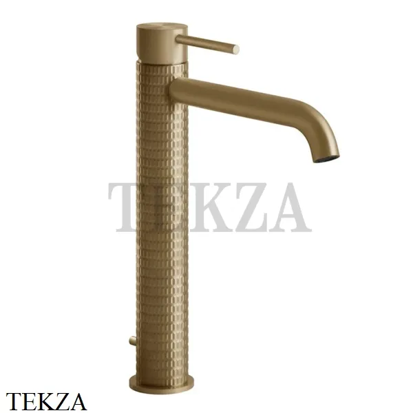 Gessi 316 MECCANICA Смеситель для раковины, с донным клапаном 54203-726, Warm Bronze Br