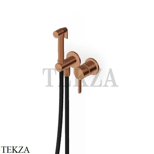 Zucchetti Isy22 Гигиенический душ с отдельным смесителем ZIS417.P91, brushed copper PVD