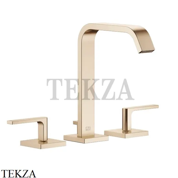Dornbracht IMO Смеситель для раковины, с донным клапаном 20713671-27, Brushed Light Gold