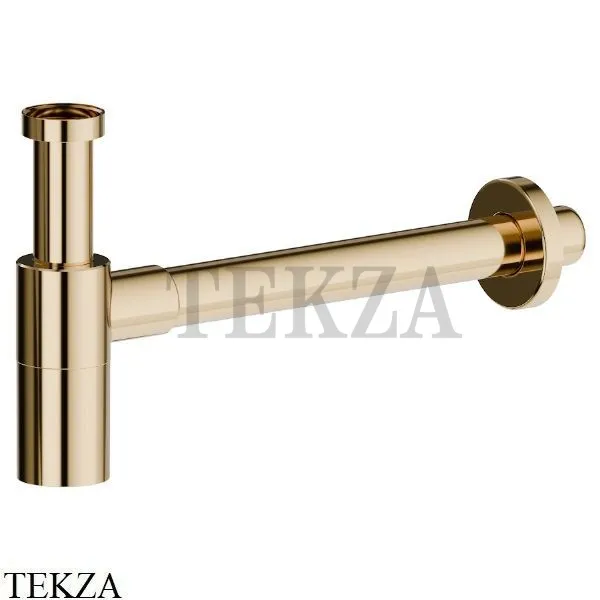 Newform Сифон для раковины бутылочный, 218.61.020, PVD Glossy Gold