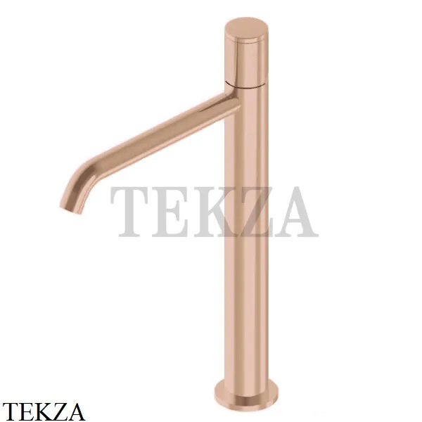 Gattoni MD Смеситель для раковины, RONCO, с донным клапаном MD113/22RS, Gold pink