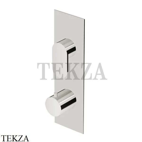 Zucchetti Octo Термостат для душа на 1 поток, внешняя часть ZOC659.C8, nickel глянец