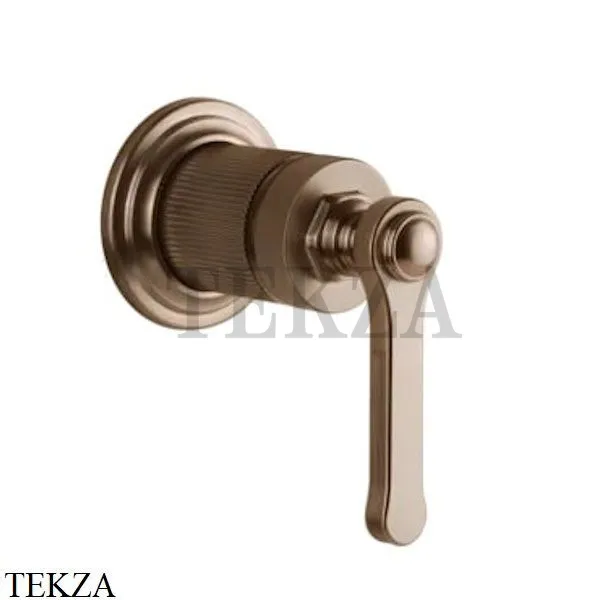 Gessi VENTI20 Смеситель для душа, 1 поток, внешняя часть 65131-708, Copper Brushed