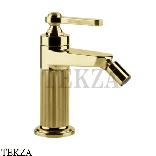 Gessi VENTI20 Смеситель для биде с донным клапаном 65007-246, Gold PVD