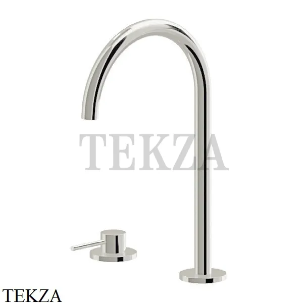 Newform XT Смеситель для раковины высокий, без гарнитура 4220.M0.070, Titanium satin
