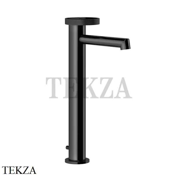 Gessi ANELLO Смеситель для раковины высокий, с донным клапаном 63303-706, Black Metal PVD