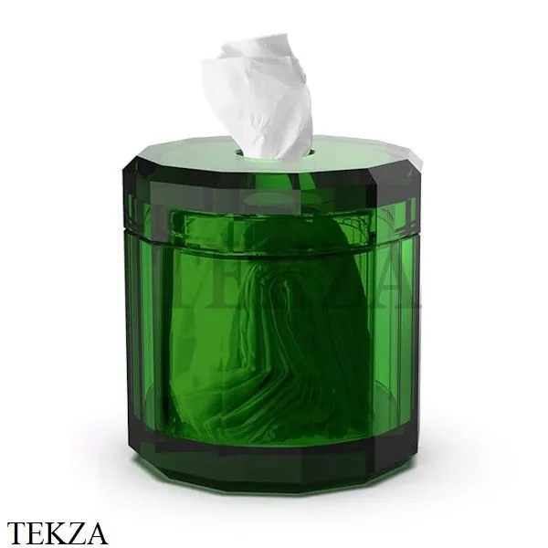 Decor Walther Kristall KB Диспенсер для салфеток хрусталь 0931596, английский зеленый