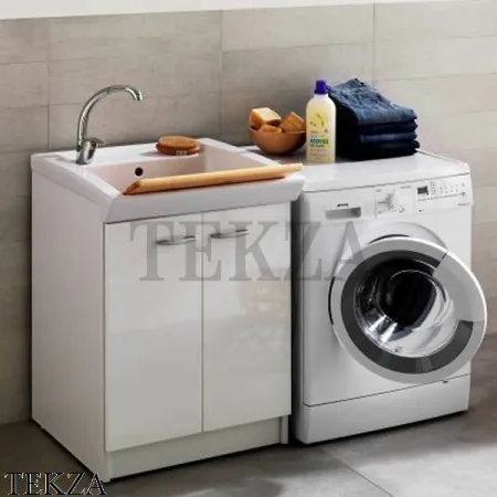 Hatria SPECIALS Тумба для хозяйственной раковины 60х60 YXNW01, белый глянец