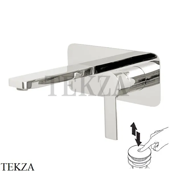 FIMA Carlo Frattini MAST Смеситель для раковины 15, внешняя часть, F3141WX5SN, Brushed nickel