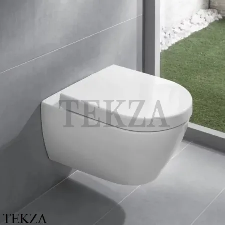 Villeroy & Boch SUBWAY 2.0 Сиденье для унитаза с микролифтом SoftClose, белый глянец