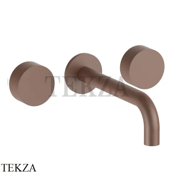 Fantini AF/21 Смеситель для раковины на 3 отверстия, внешняя часть 27P9A813B, Matt Copper