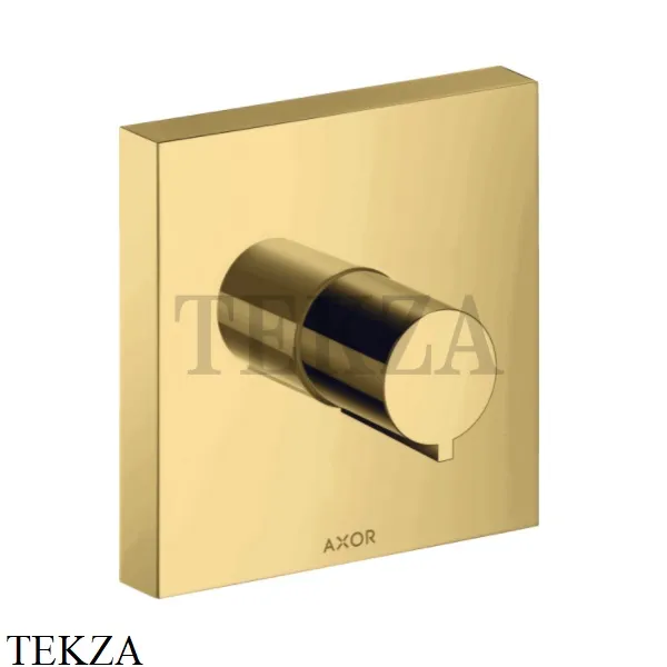 Axor ShowerCollection Вентиль запорный, внешняя часть 10972990, золото глянец