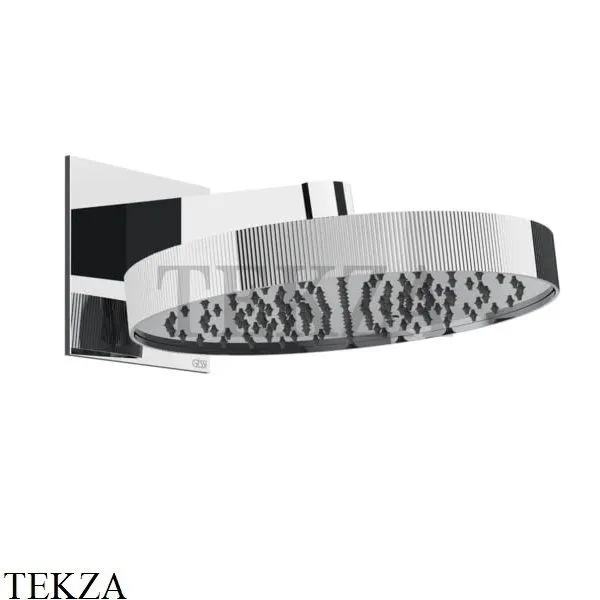 Gessi Inverso RIGATO Верхняя душевая лейка с кронштейном 63549-031, хром глянец