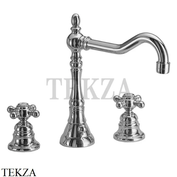 FIMA Carlo Frattini ELIZABETH Смеситель для раковины, с донным клапаном F5081CR, хром глянец
