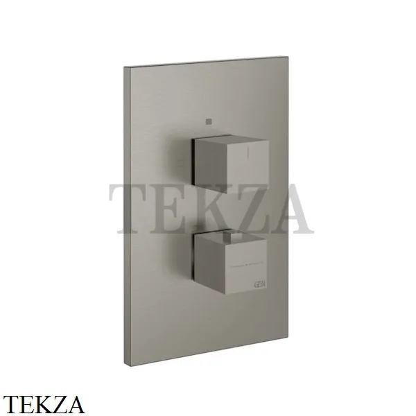 Gessi Rettangolo shower Термостат на 1 выход, внешняя часть 20182-149, Finox Brushed Nickel