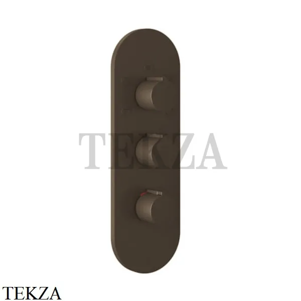 Gessi Ingranaggio-Anello Термостат для душа, 5 потоков, внешняя часть 43072-845, Dark Bronze