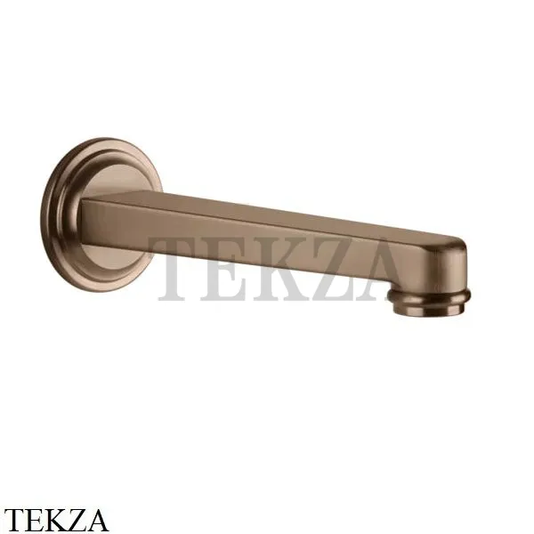 Gessi VENTI20 Излив настенный для ванны 65103-708, Copper Brushed