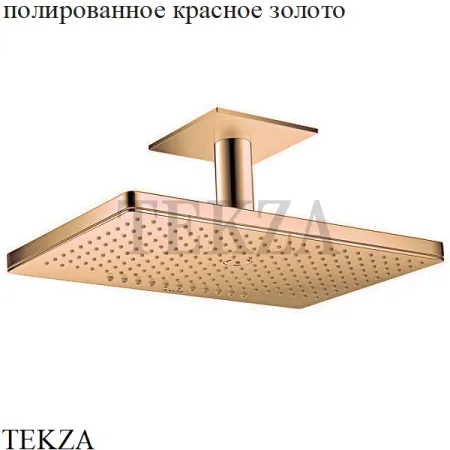 Axor ShowerSolutions Верхний душ прямоугольный 2jet, с потолочным держателем 35279000, хром глянец