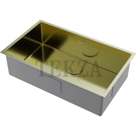 Omoikiri Taki 74-U/IF Кухонная мойка нерж. сталь прямоугольная 4993499 светлое золото