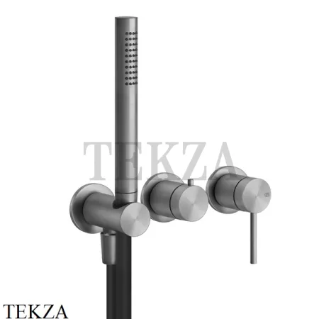 Gessi 316 SHOWER Смеситель для душа, внешняя часть 54039-239, Steel Brushed