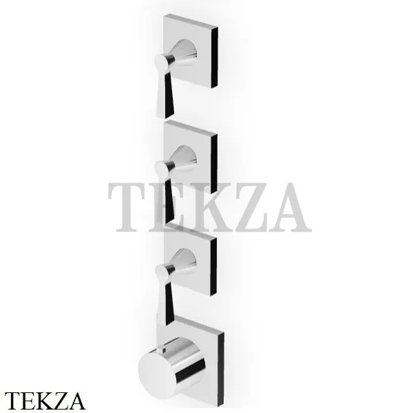 Zucchetti Bellagio Термостат для душа, 3 выхода, внешняя часть ZB2803, хром глянец
