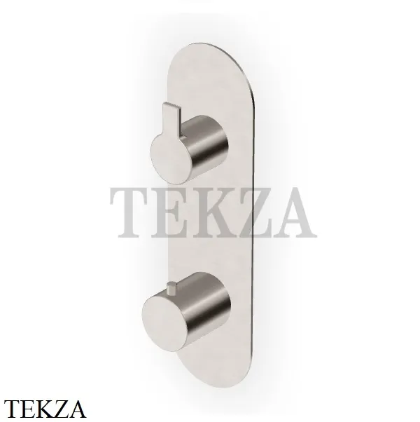 Zucchetti Gill Термостат для душа на планке, 2-3 потока, внешняя часть ZGL644.C3, brushed nickel