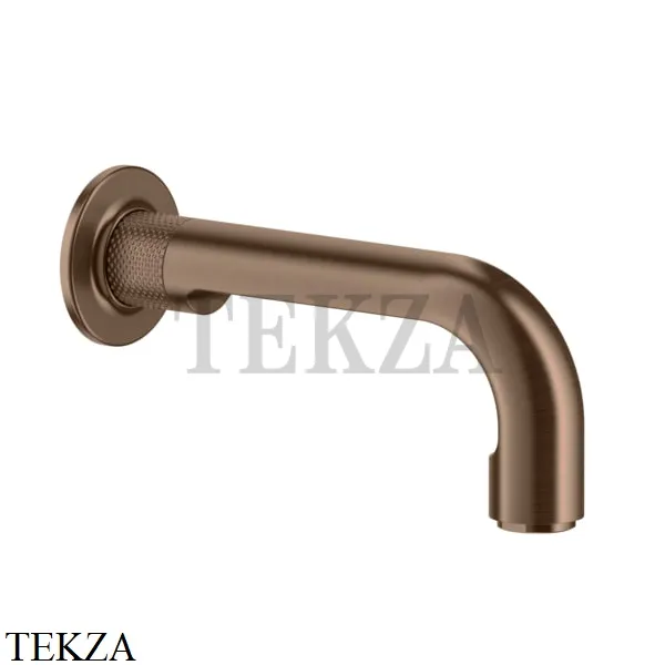 Gessi INCISO Излив для ванны настенный 190 см 58103-708, Copper Brushed