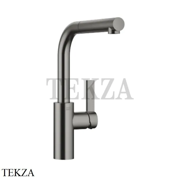 Dornbracht Pull-out Elio Смеситель для кухни Pull-out с выдвижной лейкой 33840790-99, Dark Platinum matt
