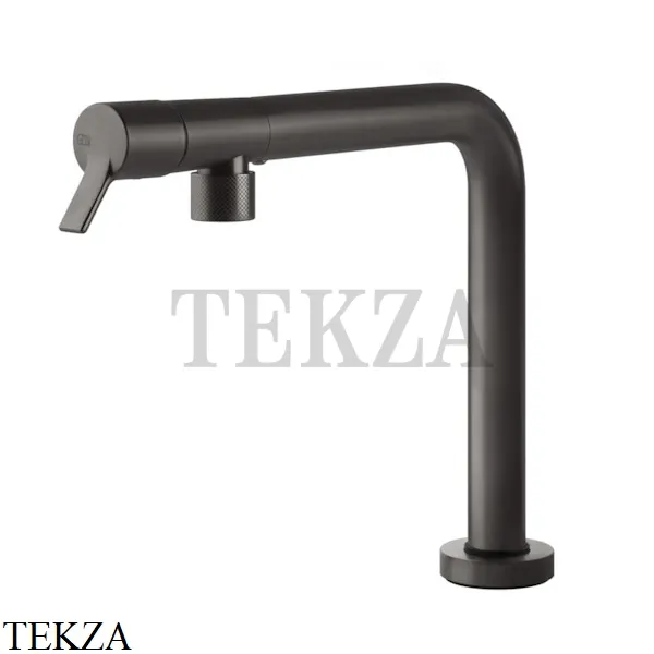 Gessi KITCHEN SU&GIU Смеситель для кухни складной 60071-707, Black Metal Brushed