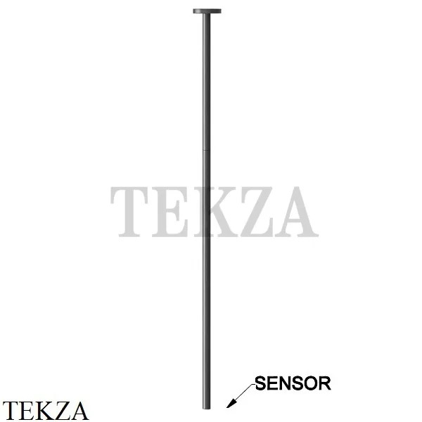 Gessi 316 FLESSA Потолочный электронный смеситель для раковины 54024-707, Black Metal Brushed