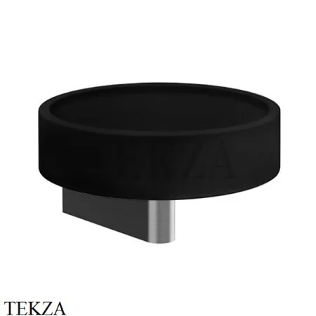 Gessi Origini Мыльница настенная с держателем, черная 66402-706, Black Metal PVD