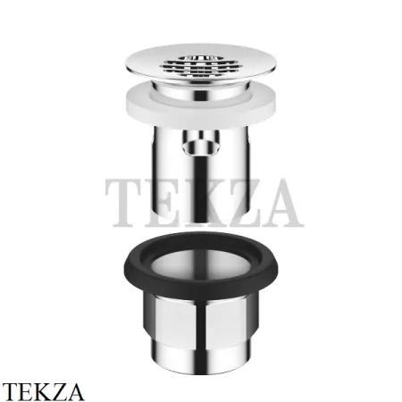 Dornbracht Донный клапан сетчатый с переливным устройством 10105970-00, хром глянец