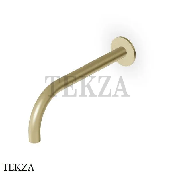 Zucchetti Helm Излив для ванны настенный 23.0 см Z92245.XP31, brushed british gold