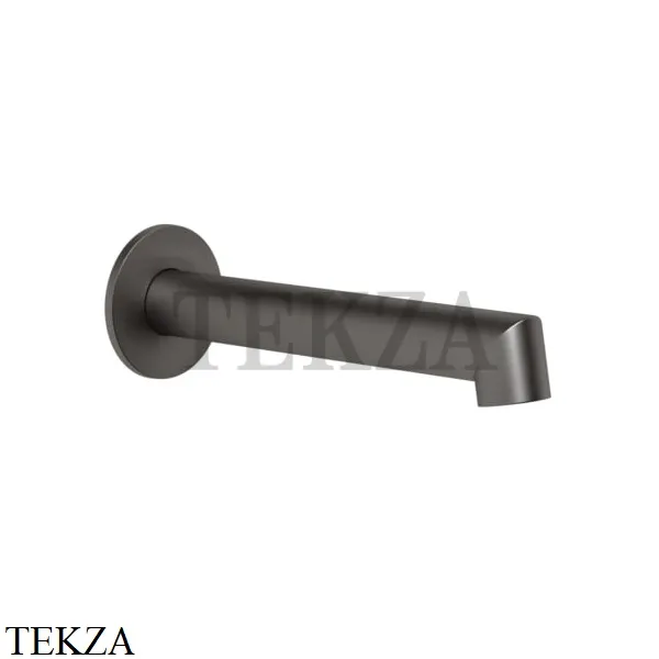 Gessi ANELLO Излив для ванны настенный монтаж 63603-707, Black Metal Brushed