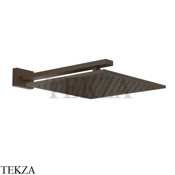Gessi Rettangolo shower Верхний душ с кронштейном 15185-845, Dark Bronze