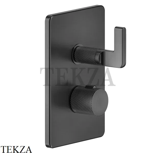 Gessi INCISO SHOWER Термостатический смеситель 1 поток, внешняя часть 58132-707, Black Metal Brushed