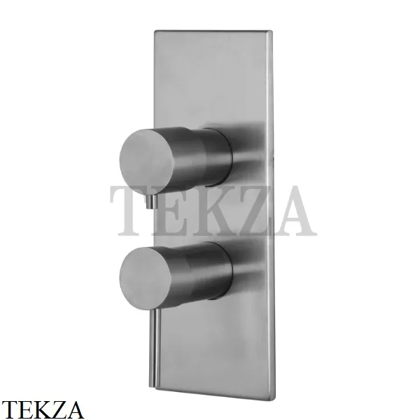 FIMA Carlo Frattini Spillo steel Смеситель для душа 2-3 потока, внешняя часть F3079X6INOX, сталь