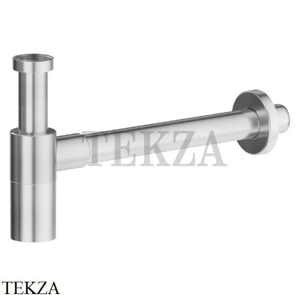 Newform Сифон для раковины бутылочный, 218.59.066, PVD Brushed Stainless Steel